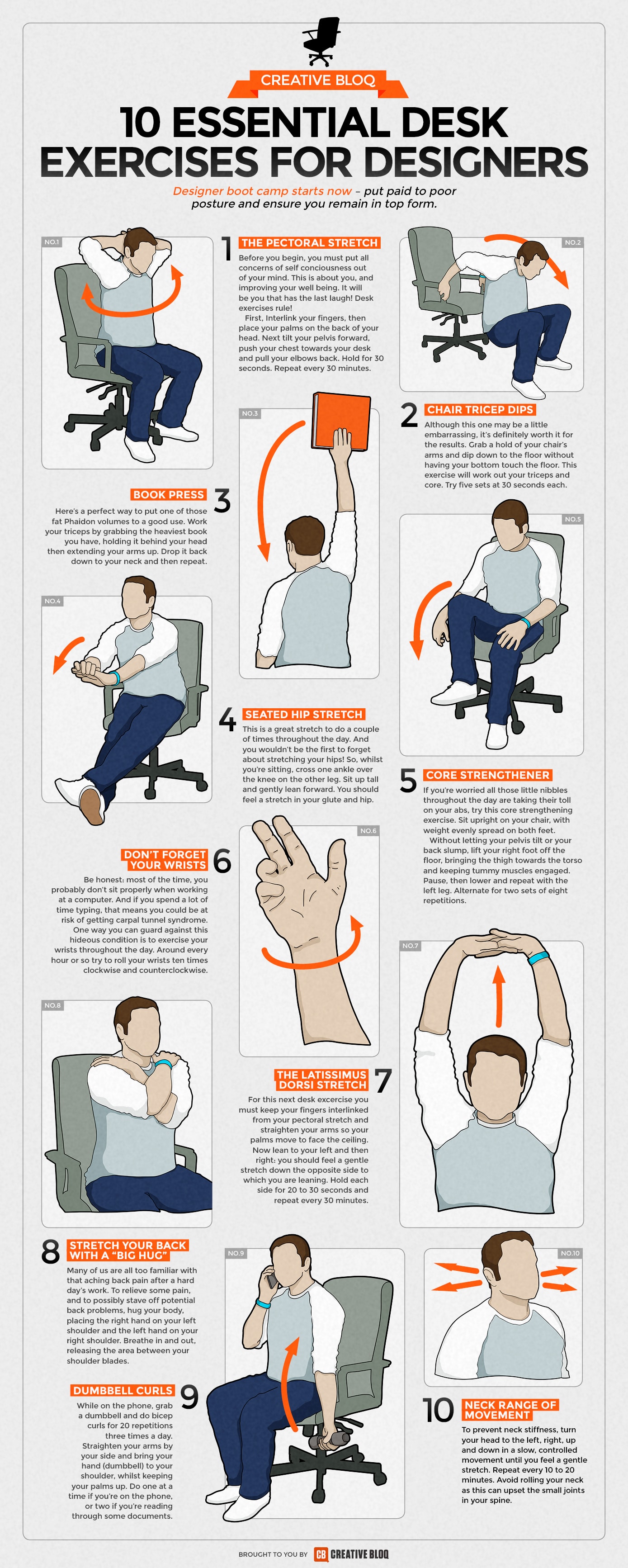 10 Essential Desk Exercises For Designers 10 Essential Desk Exercises For Designers