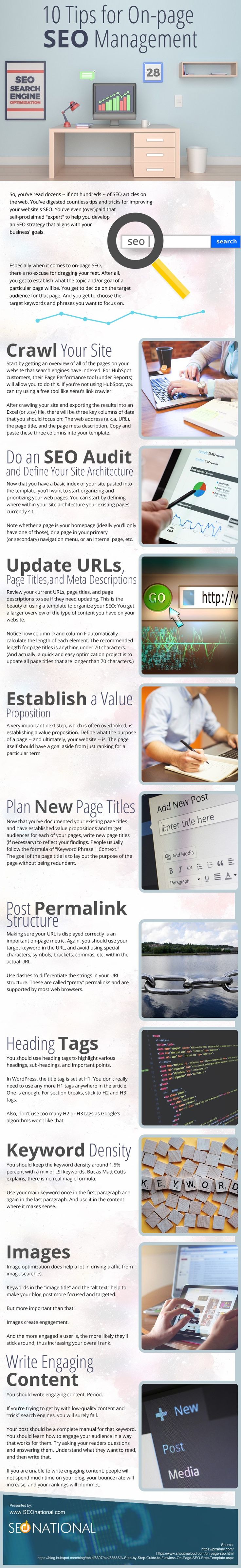 10 Tips for On-page SEO Management 10 Tips for On-page SEO Management