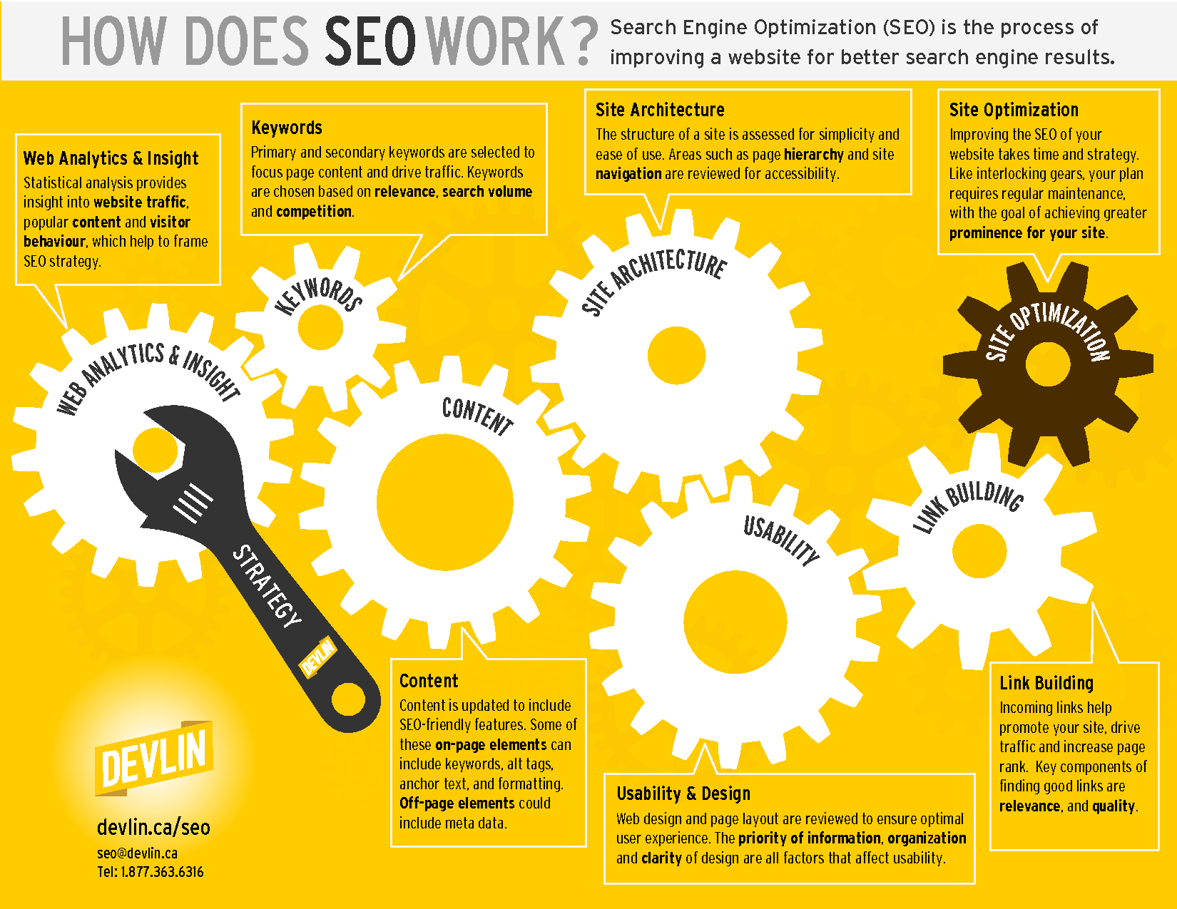 How Does Seo Work Infographic Facts